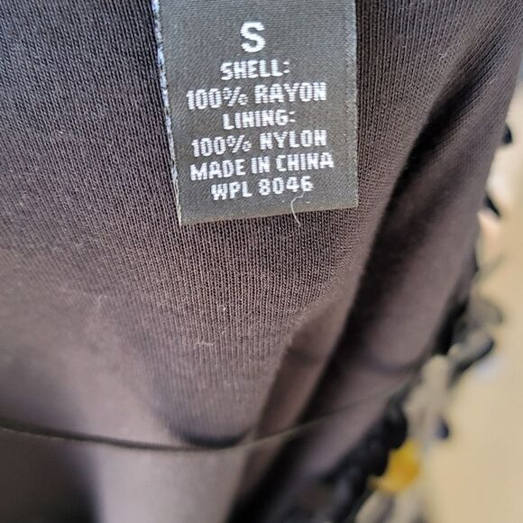 INC International Concepts Women's Ribbed-Knit Draped Cardigan Black Size Small. - Picture 4 of 7